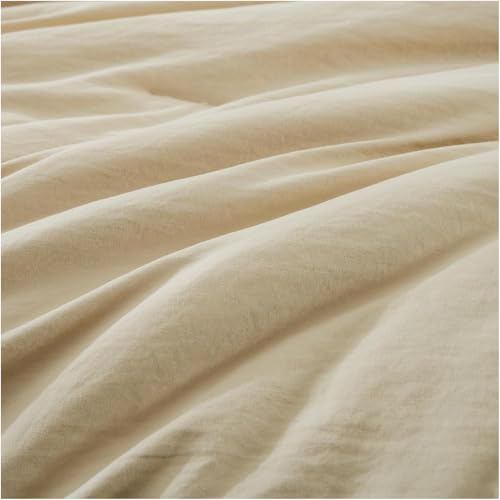 Twin XL Comforter Set- 5 Pieces Beige, All Season Twin XL Bedding Sets with 1 Fitted Sheet, 1 Flat Sheet, 1 Pillow Sham and 1 Pillowcase - color: Beige, size: Twin XL(66"x90")