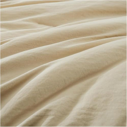Twin XL Comforter Set- 5 Pieces Beige, All Season Twin XL Bedding Sets with 1 Fitted Sheet, 1 Flat Sheet, 1 Pillow Sham and 1 Pillowcase - color: Beige, size: Twin XL(66"x90")