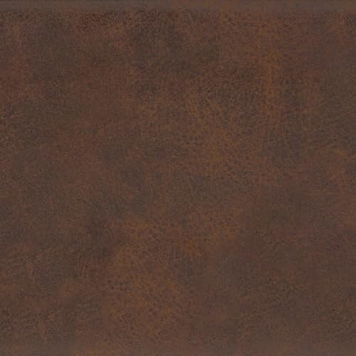 SIMPLIHOME Carlson Small Ottoman Bench - 27 inch Wide Upholstered Woven Fabric Rectangle Ottoman in Distressed Chestnut Brown, Mid Century Modern Bench for Bedroom or Living Room with Padded Seat - color: Distressed Chestnut Brown, style: Small Ottoman Be