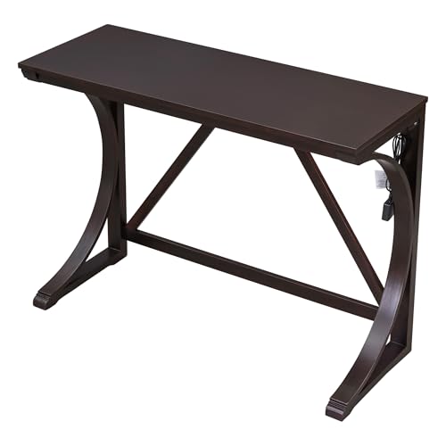 3 Piece Counter Height Dining Table Set with 2 Stools, 47.2 Inch Breakfast Nook Table for Small Spaces, Solid Wood Frame, Farmhouse Apartment Kitchen Set,Espresso - color: Espresso