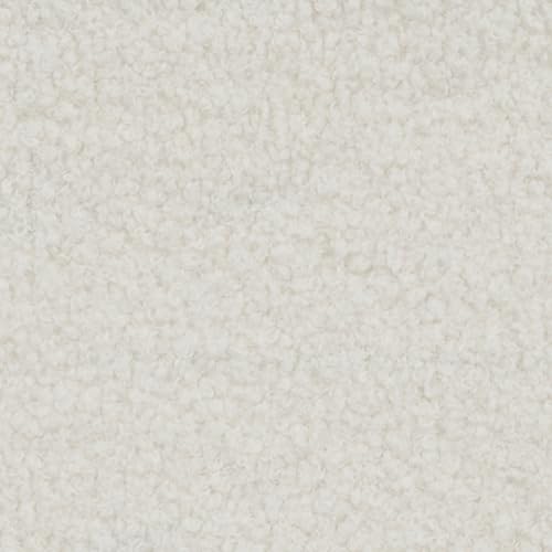 Nathan James Marissa Wall Mounted Upholstered Headboard, 3 Panel Headboard with Textured Boucle Upholstery for Queen Bed, White