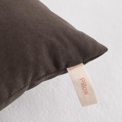 NTBAY Toddler Pillows, Set of 2, 13"x18", Dark Brown | Soft Microfiber Toddler Pillows with Down-Alternative Fill, 2 Pack 13 x 18 Inch Pillows for Beds, Daycare, and Travel - color: Dark Brown, size: 13"x18"