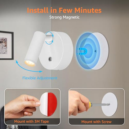 URTOM Wireless LED Spotlight Indoor with Remote Up Lights Indoor Dimmable Picture Light Battery Operated with Timer Rechargeable Spot Lights Accent Uplighting for Plant Wall Art, 1 Pack - size: 1 Pack