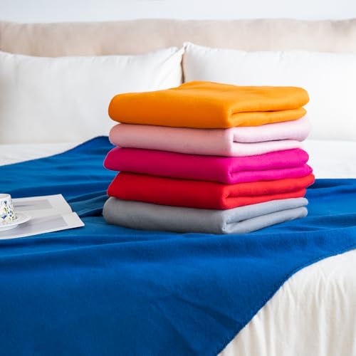 CAI TENG Fleece Throw Blanket Bulk Blankets for Couch Bed 50x60 inch 6 Pack Kids Blanket Throws Fleece Fabric Soft Cozy Travel Blankets Lightweight Small Throws Wedding Gifts Multicolor Neon - color: Multicolor#4