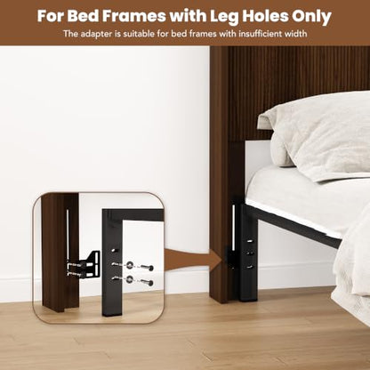 King Size Headboard with Outlets&Lighting, Brown 80" W Headboard Only, Mid Century Modern Freestanding Fluted Headboard Noise-Free with Storage - color: Walnut Brown, size: King
