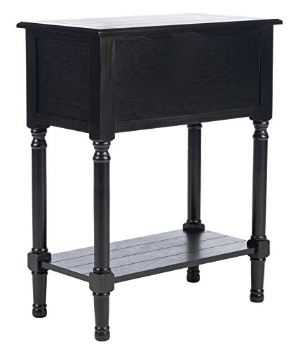 SAFAVIEH Furniture - Primrose 3-Drawer Console Table - Black - Solid Wood - Farmhouse Classic Design - Ideal for Entryway, Living Room, Hallway, 23.5" W x 13" D x 29.5" H (CNS5707B) - color: Black