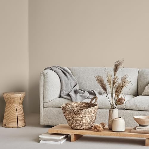 VEELIKE Pastel Beige Peel and Stick Wallpaper Modern Matte Beige Contact Paper for Cabinets Countertops Bedroom Living Room Walls Removable 15.7''x354'' Self Adhesive Waterproof Beige Vinyl Wallpaper - color: Pastel Beige, size: 15.7" x 354"