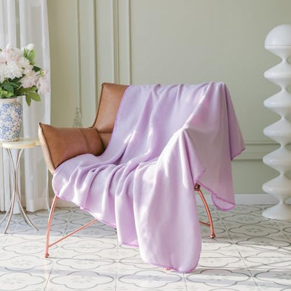 CAI TENG Fleece Throw Blankets Blanket for Couch Bed 50x60 Kids Blanket 6 Pack Warm Fleece Fabric Soft Cozy Travel Blankets & Throws Lightweight Small Wedding Gifts Yard Light Purple - color: Light Purple