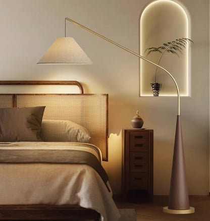 Dimmable Floor Lamp - Arc Light for Living Room, Tall Portable Standing Lamp with Adjustable Brightness, Modern Nordic Style Home Decor, Atmosphere Enhancer