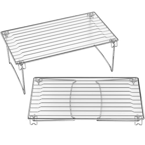 Deco Brothers Stackable Cabinet Shelf Organizer, 2 Pack, Chrome - color: Chrome