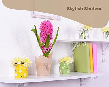 White Cabinet Shelves Melamine 1/2'' Thick, Custom, Cut to Size. (12'' Depth x 22' Inches Length) - color: 12 Inches Depth, size: 22 Inches Length