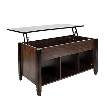 Coffee Table Lift Top Wood Home Living Room Modern Lift Top Storage Coffee Table w/Hidden Compartment Lift Tabletop Furniture