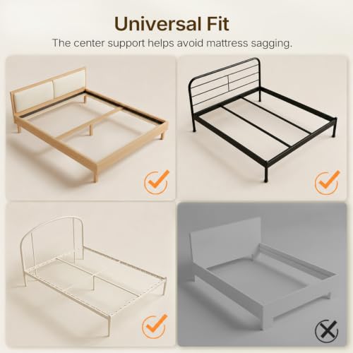 2 Inch Full Box Spring Low Profile, Heavy Duty Box Spring | Box Spring for Full Bed, Mattress Foundation, Quiet Steel Frame, Easy Assembly, Noise Free - size: Full