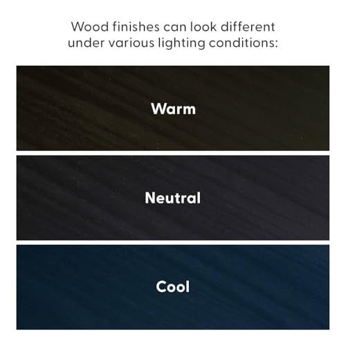 Plank+Beam Modern Console Table, 46 Inch, Black | Non-Toxic Finishes, Versatile Design, Modern Design, Easy Assembly, Modern Style, Quick Setup, Solid Wood - color: Black, size: 46 Inch