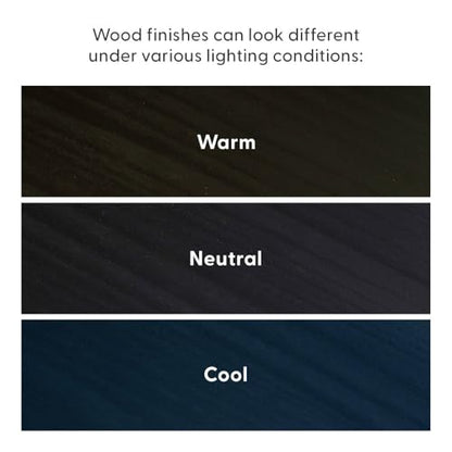 Plank+Beam Modern Console Table, 46 Inch, Black | Non-Toxic Finishes, Versatile Design, Modern Design, Easy Assembly, Modern Style, Quick Setup, Solid Wood - color: Black, size: 46 Inch