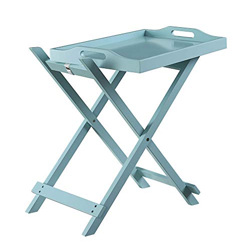 Convenience Concepts Designs2Go Tray Table, Sea Foam - color: Sea Foam Blue
