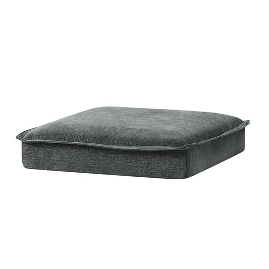 HULALA HOME Seat Cushion Cover for Sectional Sofa Couch, Grey（Cushion is not Included） - color: Grey, size: Seat Cushion Cover