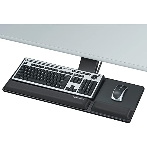 Fellowes Designer Suites Compact Keyboard Tray, Black (8017801)