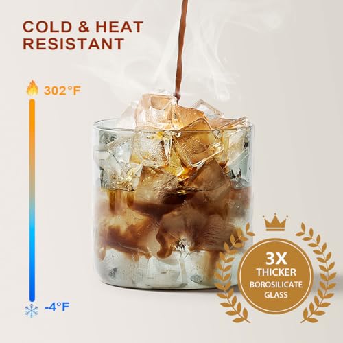 Glass Coffee Canister 900ml x 2 Jar, Airtight Food Storage Container with Pop Lid, Kitchen High Borosilicate Glass Contianers For Tea Coffee Bean Sugar - color: 900ml * 2 Coffee