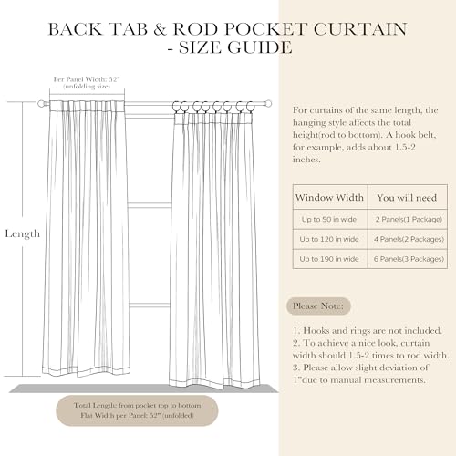 PONY DANCE Blackout Window Curtains - Insulating Against Drafts Drapes Noise Reducing Thermal Insulated Back Tab/Rod Pocket Draperies, 52 x 45-inch Long, Black, Double Panels - color: Black, size: 52"W x 45"L (Pack of 2)