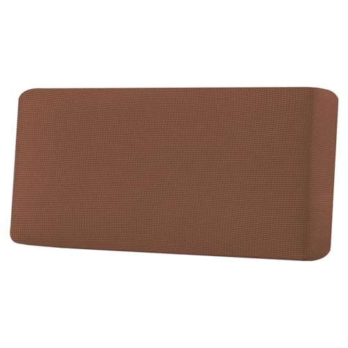 H.VERSAILTEX Super Stretch Individual Seat Cushion Covers Sofa Covers Couch Cushion Covers Slipcover Sets Thick Jacquard Textured Twill Fabric (1 Piece Sofa Cushion Cover, Caramel) - color: Caramel, size: 1 Cushion Sofa