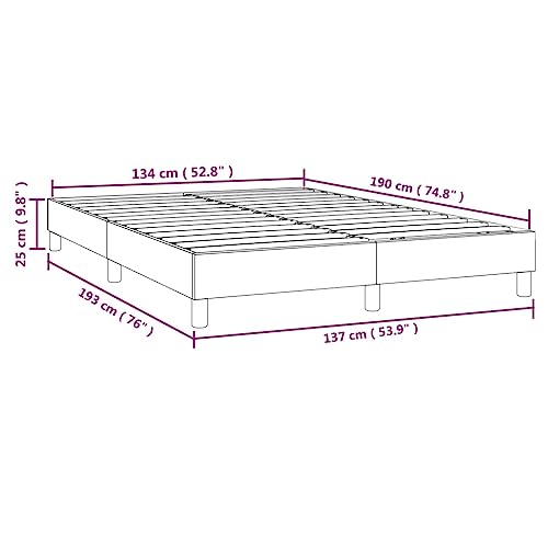 Full Size Upholstered Bed Frame, Modern Dark Gray Fabric Platform Bed with Durable Engineered Wood Support, Easy Assembly Foundation, Stylish Bedroom Furniture - size: Full