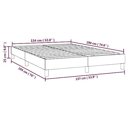 Full Size Upholstered Bed Frame, Modern Dark Gray Fabric Platform Bed with Durable Engineered Wood Support, Easy Assembly Foundation, Stylish Bedroom Furniture - size: Full