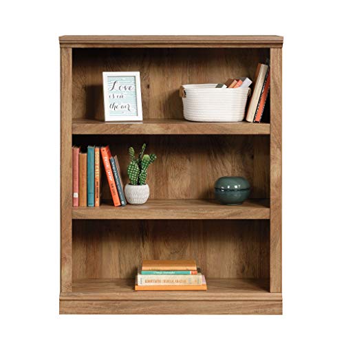 Sauder Miscellaneous Storage 3-Shelf Bookcase/ Book shelf, Sindoori Mango finish - color: Sindoori Mango Finish