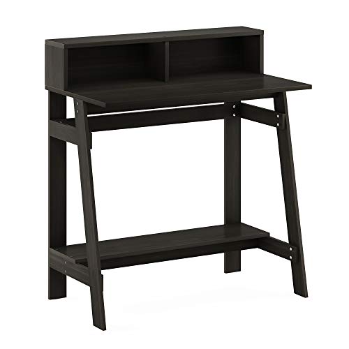 Furinno Simplistic a Frame Computer Desk, Espresso | with Monitor Stand, A Frame Computer Desk, Office Desk, for Home Office, Bedroom, Study Room, Dorm - color: Espresso, size: 32 inches