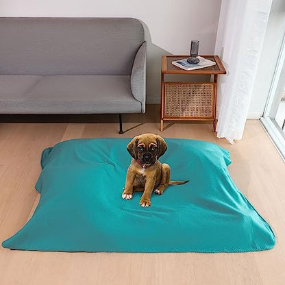 CAI TENG Fleece Throw Blanket Blankets Bulk for Couch Lightweight Warm Soft Cozy Kids Blanket Bulk 50 x 60 inch Fleece Fabric Yard Solid for Bed Sofa Travel Gifts Outdoor Blue 6 Pack - color: Blue