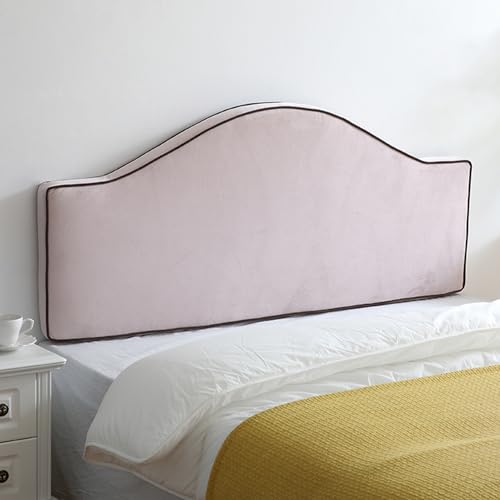 Curved Headboard Pillow Wall Mounted Headboard Reading Pillow,Wedge Upholstered Kid Headboard Support Cushion Daybed Bunk Bed Backrest Bedside Bolster,Pink,Straps 47"/Full - color: Pink, size: Straps 47"/Full