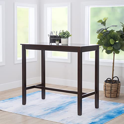 Linon Claridge Walnut 42 inch Height Bar Table - color: Walnut, size: Bar Height