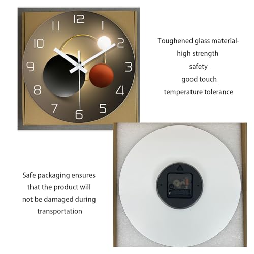 XNM Round Wall Clocks Battery Operated 14 Inch | Analog Battery Clock for Living Room Bedroom Kitchen Office Modern Analog Wall Clock Non Ticking - color: Black1, size: 14 Inch