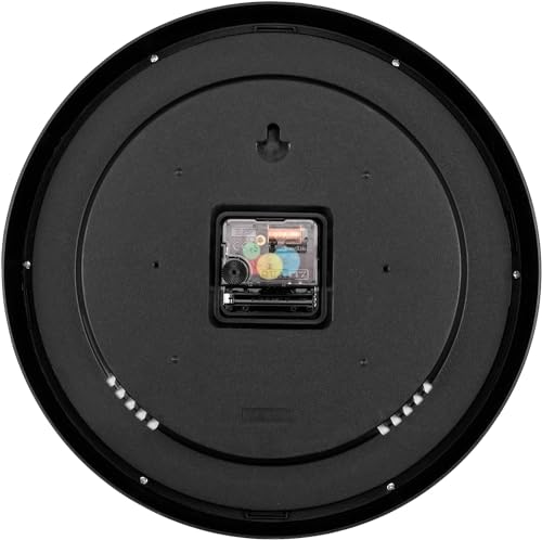Lumuasky 2 Pack Black Wall Clock,12 Inch Silent Non Ticking Quartz Battery Operated Round Analog Classic Clock for Classroom School Office Living Room Bedroom Home - color: Black-2, size: 12 Inch