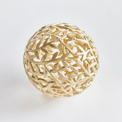 NAPA Home & Garden, Celine ORB Medium, 6 x 6 x 6, Gold