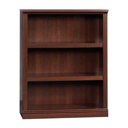 Sauder Miscellaneous Storage 3-Shelf Bookcase/ Book shelf, Select Cherry finish - color: Select Cherry Finish