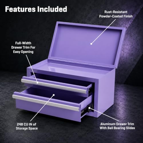 K.balt Mini Tool Boxes (Lavender, 2 Drawer) - color: Lavender, size: 2 Drawer