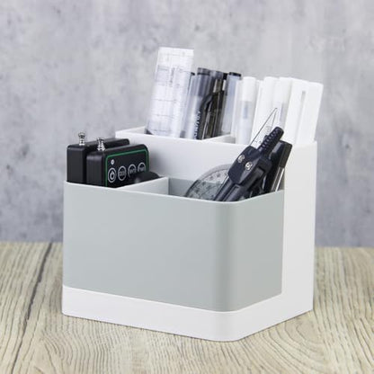 Desktop Storage Organizer, Pen and Pencil Cases Boxes, Pen or Pencil Holder Box Container for Desk, Office Supplies, Vanity Table