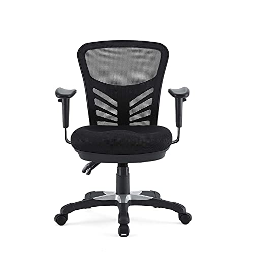 Modway EEI-757-BLK Articulate Ergonomic Mesh Office Chair in Black - color: In Black