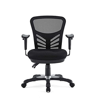 Modway EEI-757-BLK Articulate Ergonomic Mesh Office Chair in Black - color: In Black