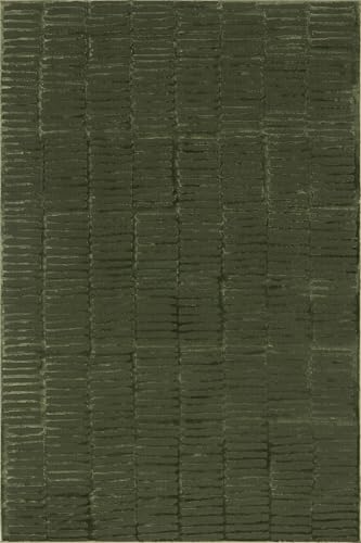 nuLOOM Kailani Green Geometric Washable Area Rug, 2' x 3' | Nuloom Kailani Geometric 2' x 3' Machine Washable Accent Rug for Living Room Bedroom Dining Room Entryway, Green - color: Green, size: 2' x 3' (Rectangular)