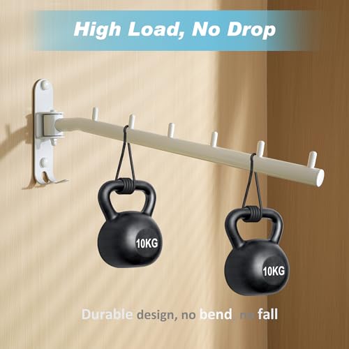 Alise Wall Mounted Clothes Drying Rack,Swivel Clothes Hanger,White,1Pcs | Space Saving Laundry Rack,Heavty Duty Stainless Steel Clothes Wall Drying Rack for Laundry Closet Bedroom/Bathroom - color: White, size: 5005J (1 Pack)