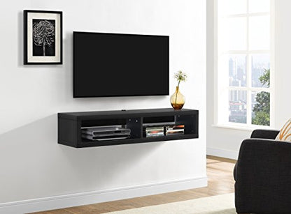 Martin Furniture Shallow Wall Mounted, 48", Black - color: Black, size: 48"