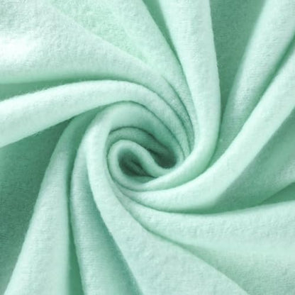 CAI TENG Fleece Throw Blankets Blanket Lightweight Warm Soft Cozy Kids Pet-Friendly Bulk Fleece Blanket Solid for Home, Bed, Sofa, Dorm, Office, Gifts, Outdoor Mint 6 Pack 50 x 60 inch - color: Mint