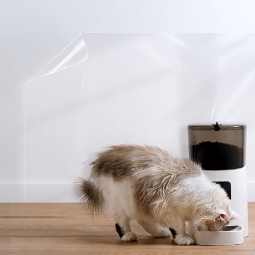 Clear Contact Paper Oil Proof Waterproof Wallpaper for Kitchen Backsplash | Self Adhesive Vinyl Film High Temperature Resistant Transparent Removable Paper for Cupboard Door Wall Kitchen 17.7In*118In - size: 17.7"W x 118"L