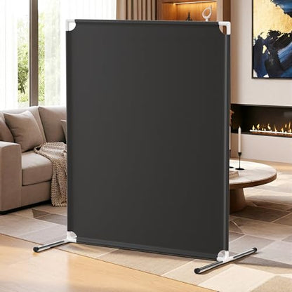 Room Divider for Privacy Protection，Black - color: Black
