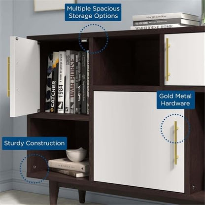 Modway Daxton Display Stand in Cappuccino White - size: Display Stand