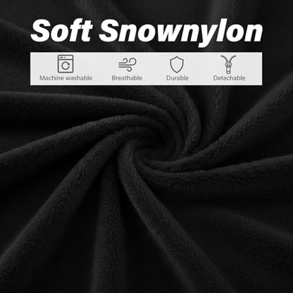 Convertible Folding Sofa Bed Mattress with Pillow & Side Pocket, Plush Fabric Floor Mattress Couch Bed, Washable Cover, Twin Size, Black - color: Plush Black, size: Twin Size
