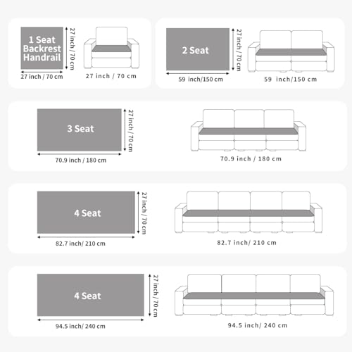 Velvet Couch Covers for Dogs, Dog Sectional Couch Covers, Pet Couchs Cover for Loveseat, Couchs Protector for Dogs, Sectional Sofa Cover for Pet Washable(1PC,Light Grey,27.6"×59") - color: Light Grey, size: 1pc/27.6"x 59"/Rectangular