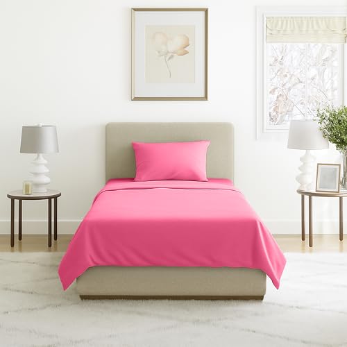 Lavish Home Series 1200 3-Piece Somerset Homelet Set, Twin, Pink - color: Pink, size: Twin